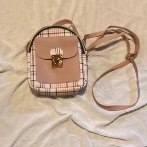 Never used. Pink and plaid